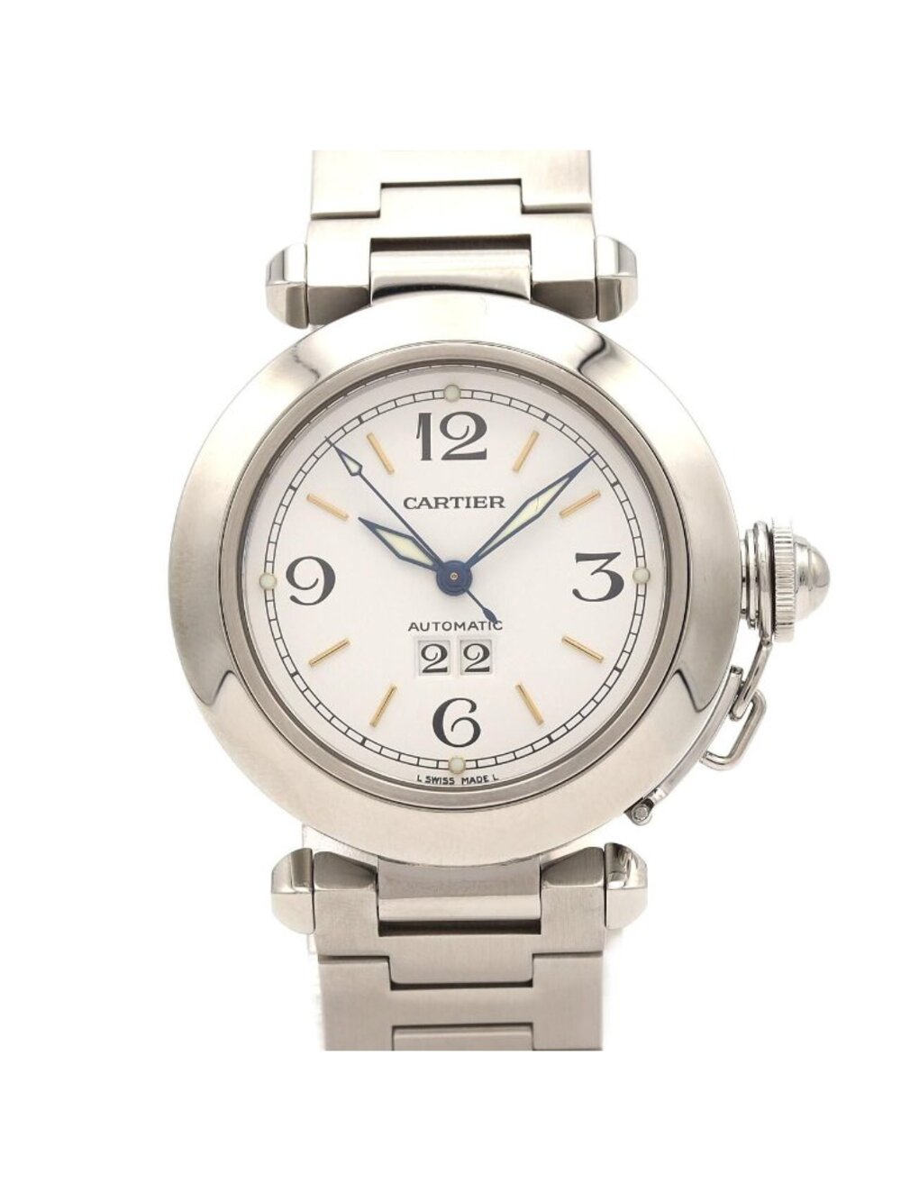 Cartier Pasha C Grande Date SS Automatic